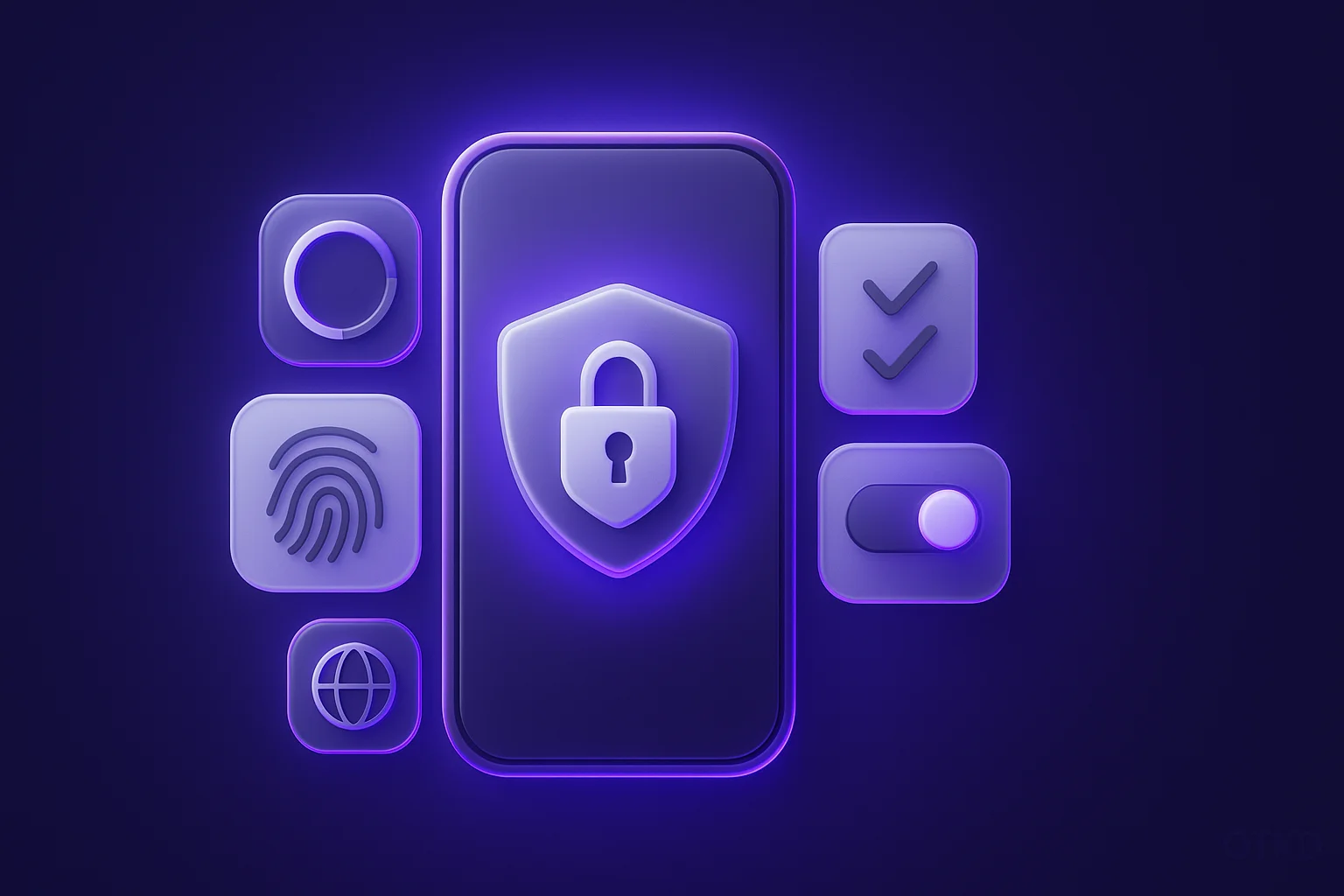 A 2026 view of iOS Face ID binding a Keychain item via access control so the Secure Enclave releases a secret only after a genuine biometric match, not a trusted boolean